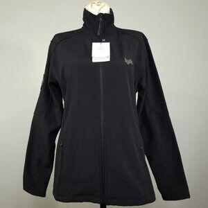 NWT Lyft 1K Driver Soft Shell Jacket Women's S Black Fleece Lined Full Zip